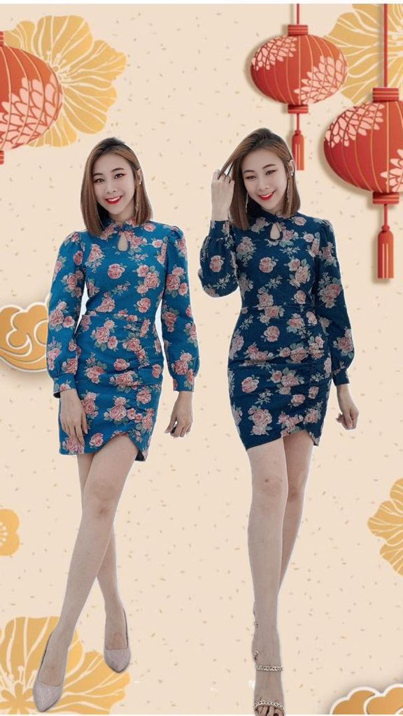 * Premium CNY Family Set Wear / Top / Cheongsam 2025 新年款牛仔情侣上衣/旗袍 (LD) FS12/112128/112140