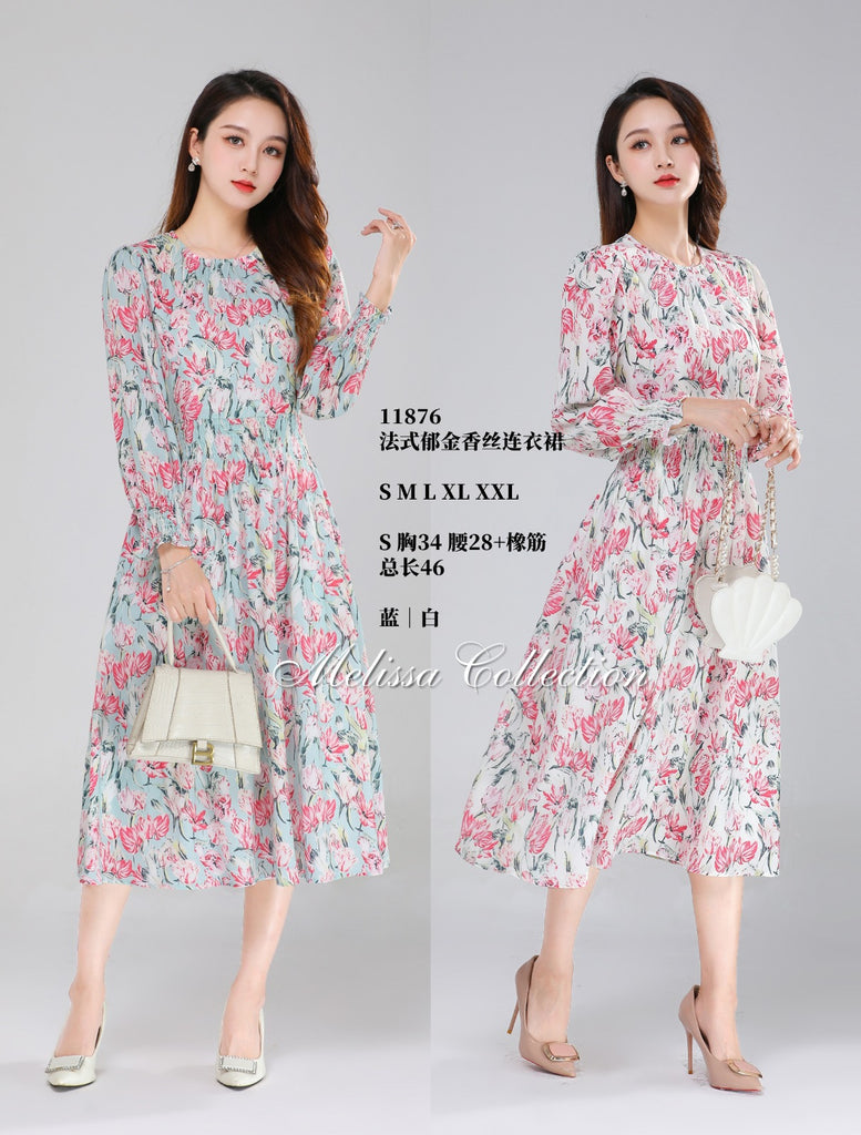 Premium Lady Dress 法式郁金香连身裙 (ME.6) 11876