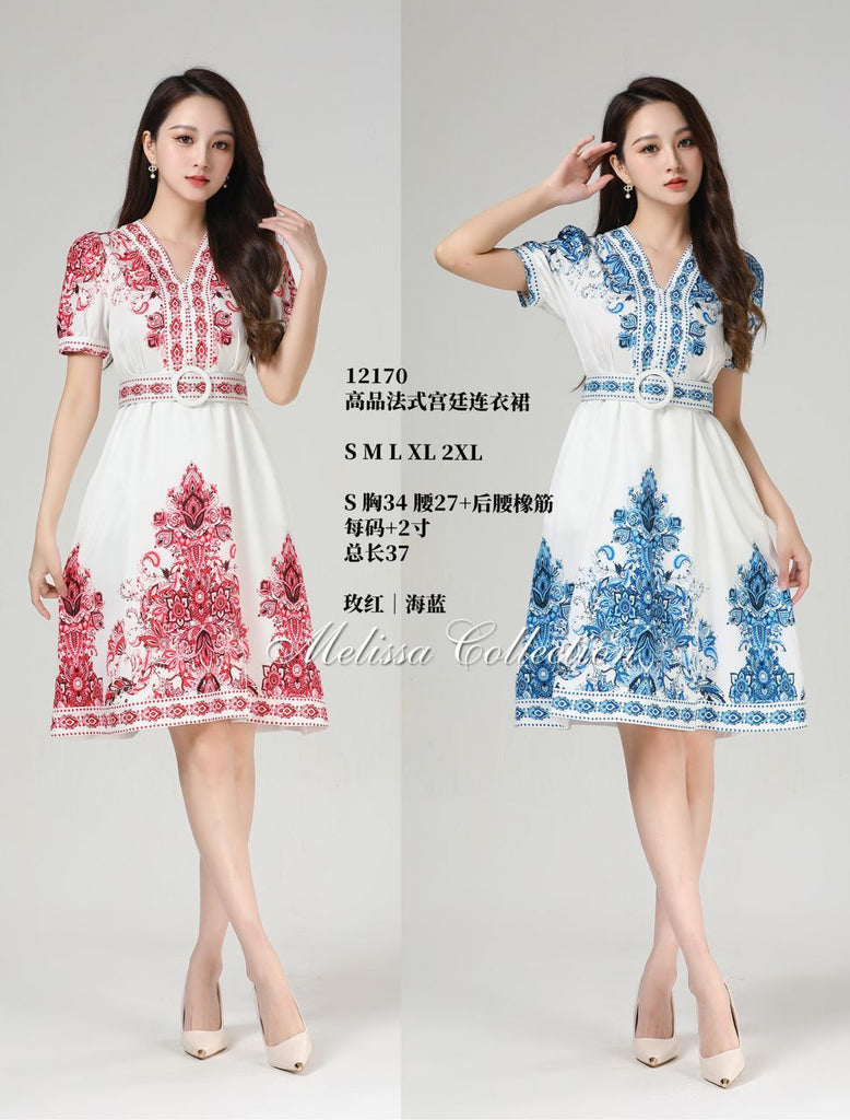 Premium Lady Dress 高品法式宫廷连衣裙 (ME.6) 12170