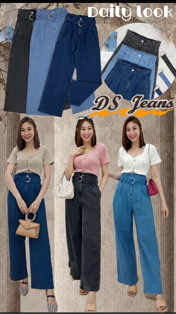 Premium Lady Jeans 时尚牛仔阔腿长裤 (DS.4) 1221370