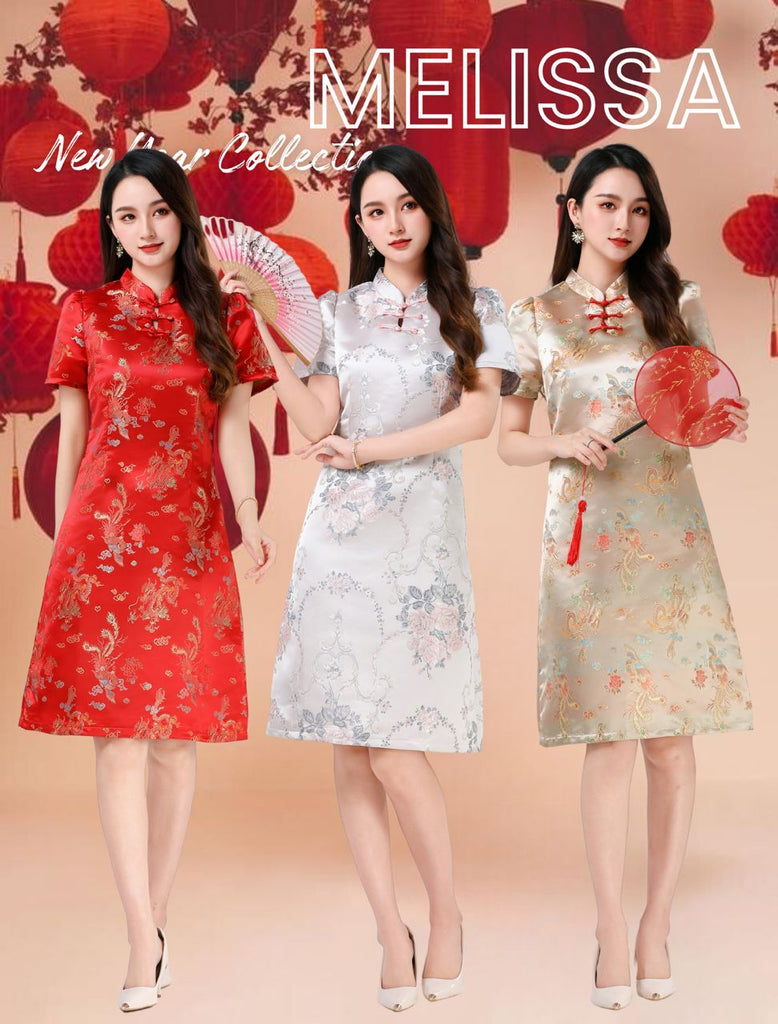 Premium Silk Floral Cheongsam 高品丝绸提花旗袍 (ME.9) 12342