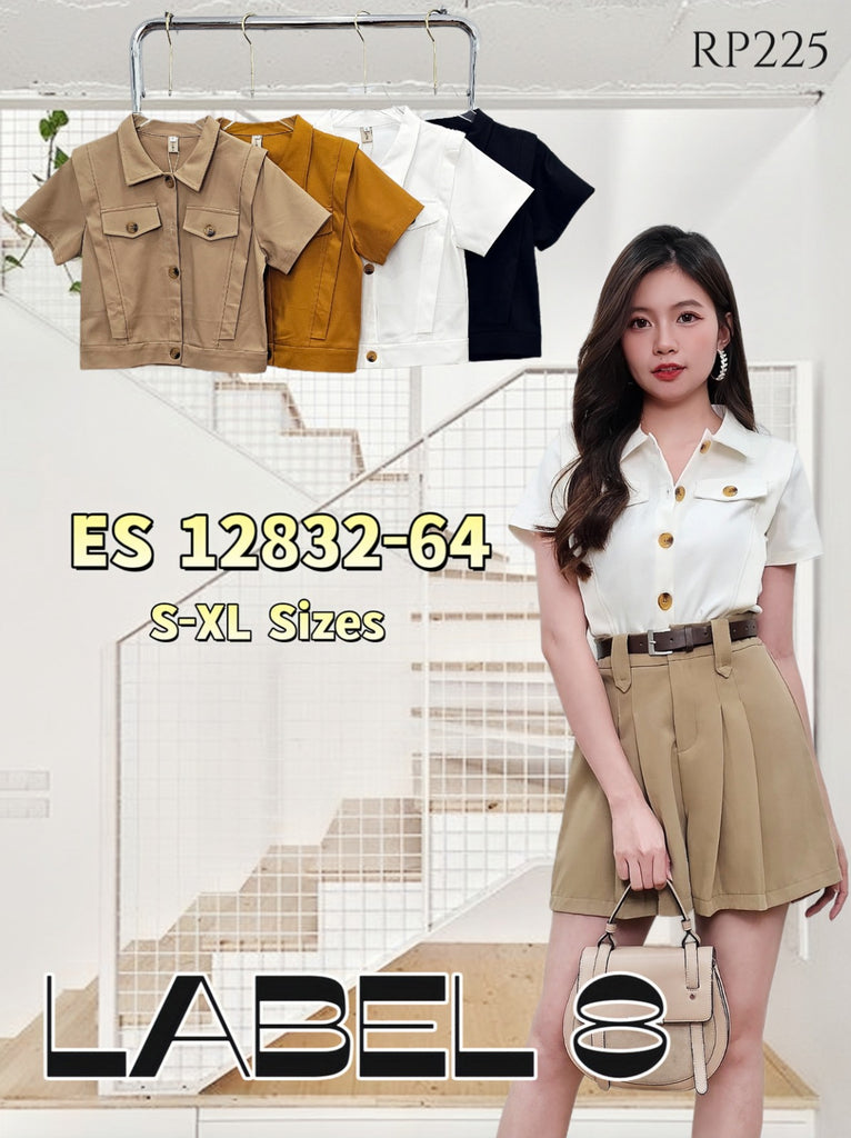 Premium Lady Short Sleeve Top 高品时尚锦棉女式短袖上衣 (LA) ES12832