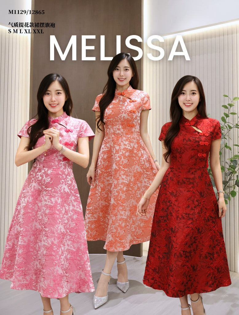 Premium Embroidery Jacquard Cheongsam  高品刺绣暗提花旗袍 (ME.12) 12865