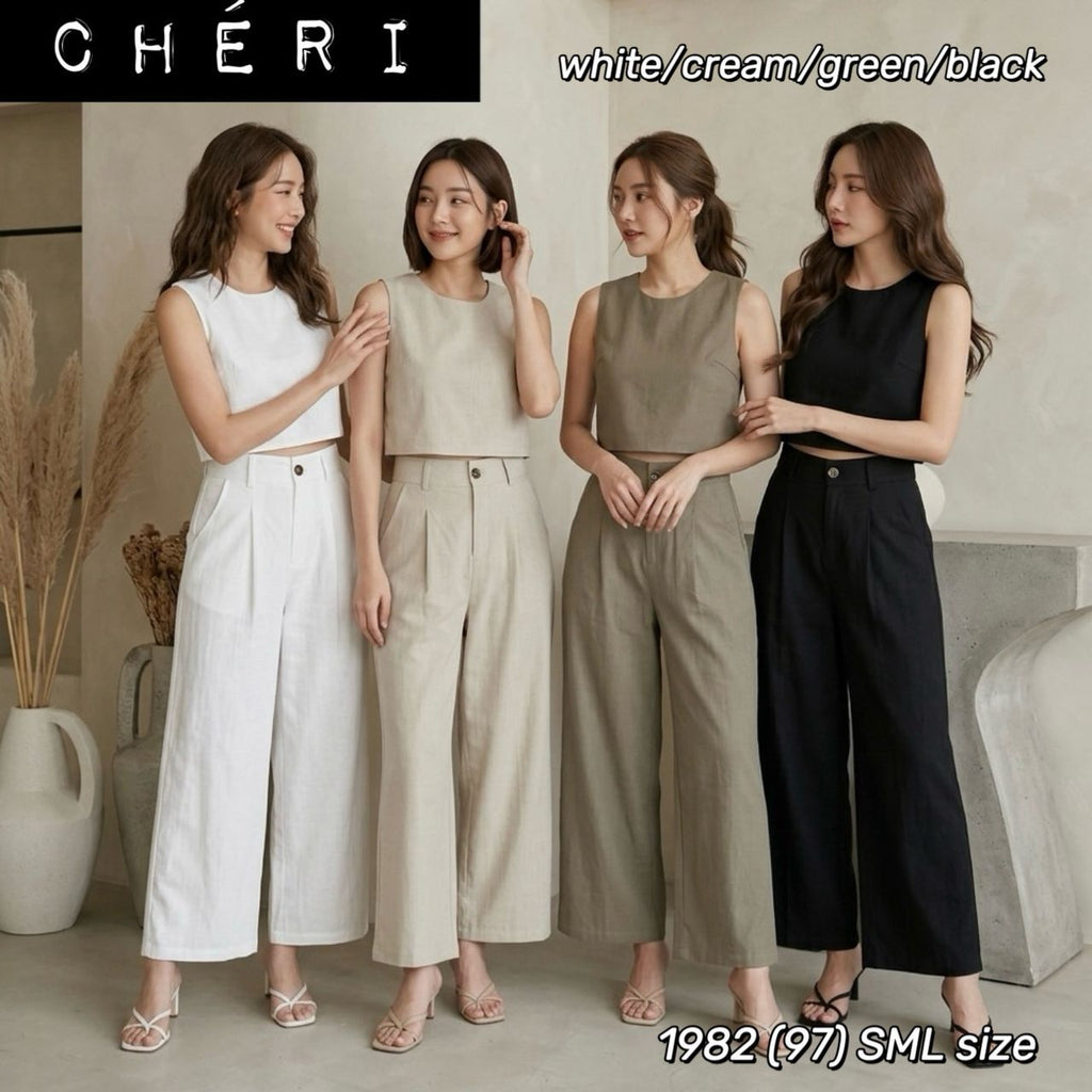 Premium Linen Casual Set Wear  高质感亚麻韩风套装 (CH.7) 1982