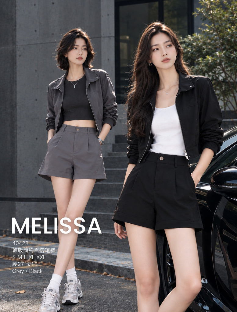 Premium Folded Hem Shorts 韩版反折百搭短裤 (ME.5) 40428-1