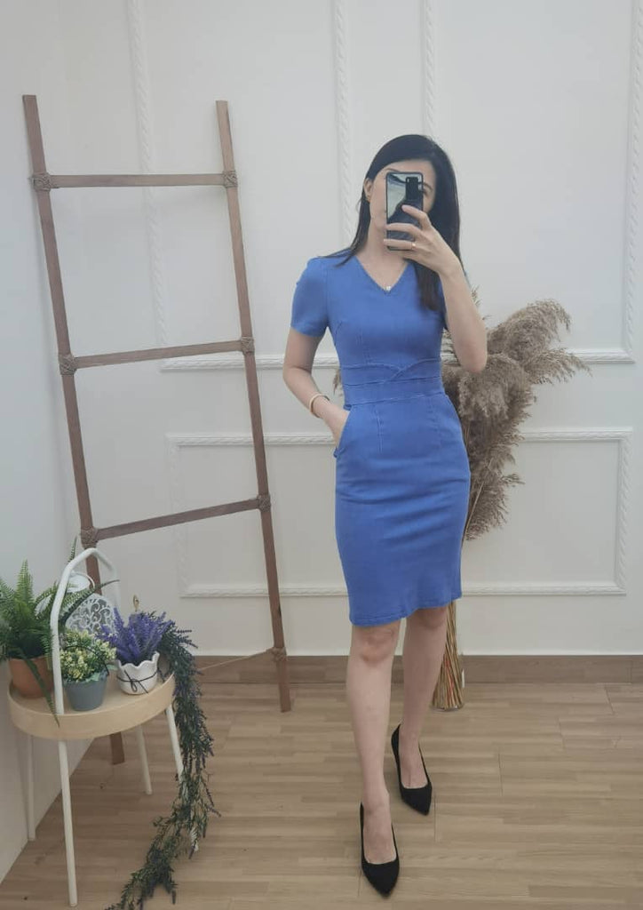 Premium Denim Dress 牛仔连身裙 (CR) CD2336/20749