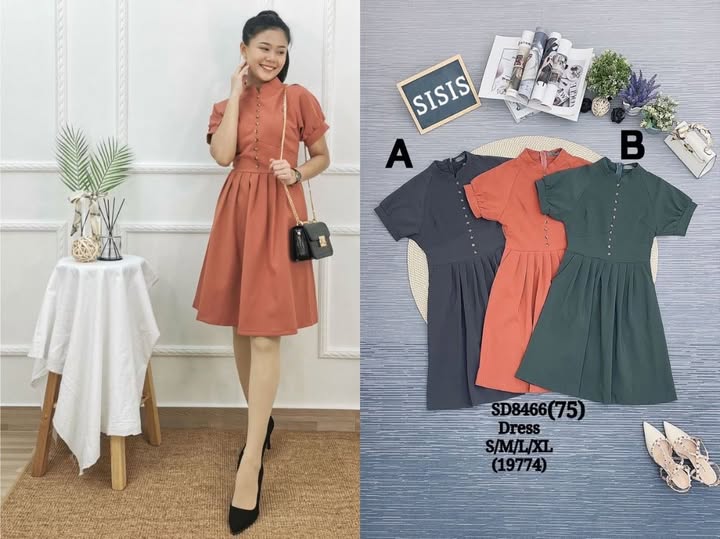 Premium Stylish OL Dress 简约OL连身裙 (BV) SD8466/19774