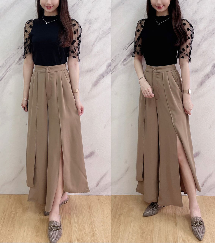 Premium Wide-Leg Pants  韩风西装长裤  (FA) 11711