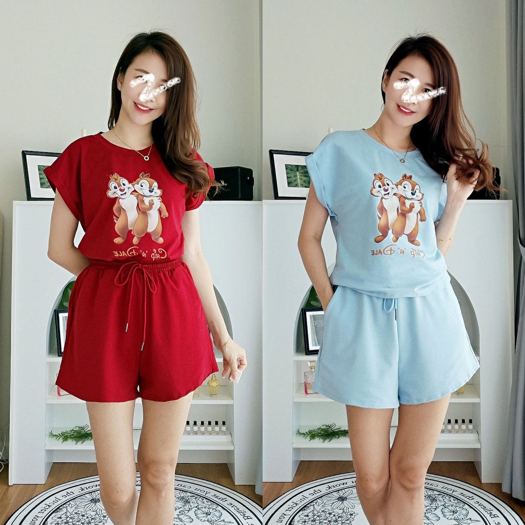 Chip & Dale Set Wear 卡通运动风套装 (DS) 22-09500