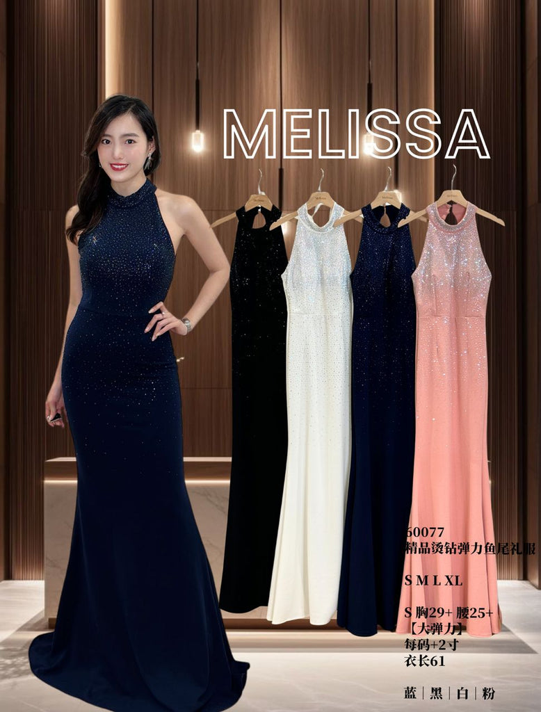 Premium Rhinestone Dinner Dress 精品烫钻弹力鱼尾礼服 (ME.3) 60077