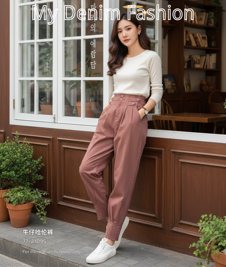 Premium Jeans Pants 牛仔哈伦裤（DS）77-21095