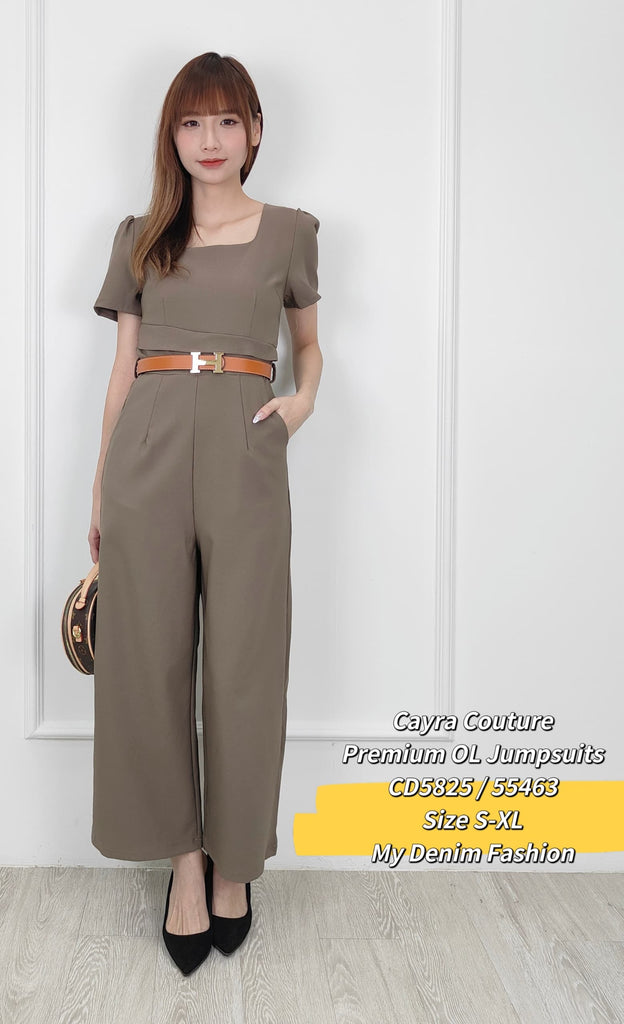 Premium Lady Jumpsuit 绝美方领OL连身长裤 (CR.4) CD5825 / 55463