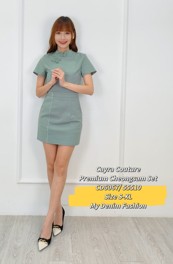 Premium Cheongsam Set Wear 高品新中式旗袍套装 (CR.3) CD6067/55510