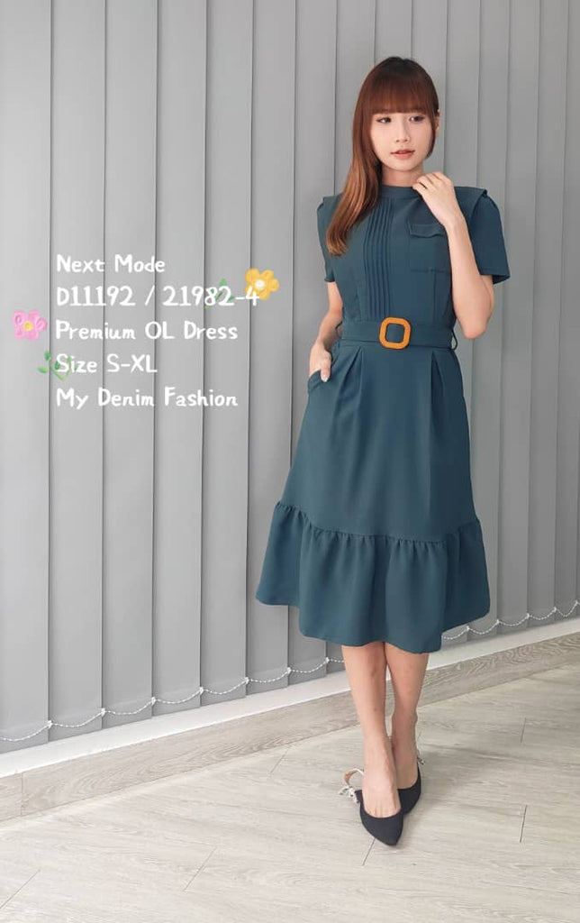 Premium OL Dress 端庄高领OL连身裙 (NM.4) D11192/21982-4