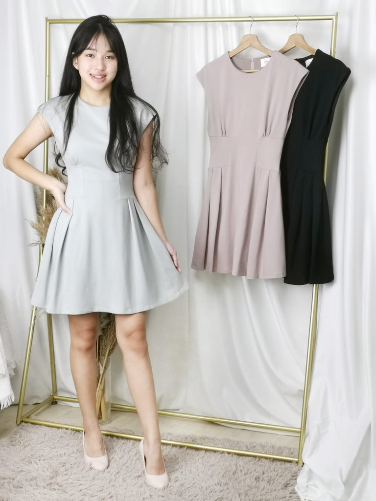 Premium Lady Dress 韩风罗马布气质连衣裙 (CH) 1308