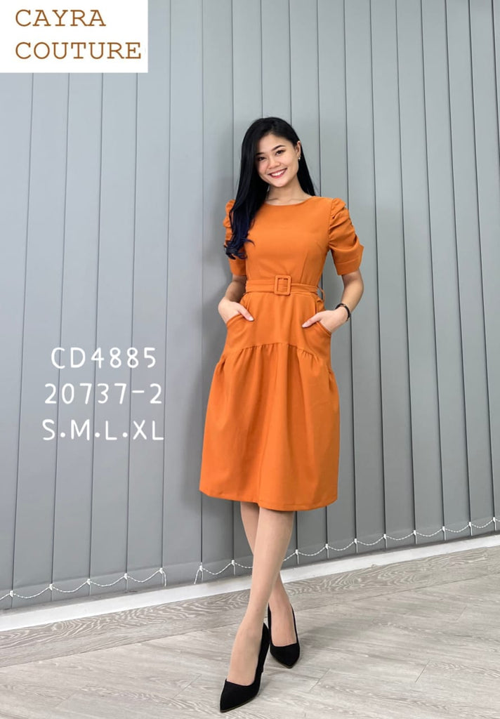 Premium OL Dress 高雅圆领OL连身裙 (CR.4) CD4885/20737-2