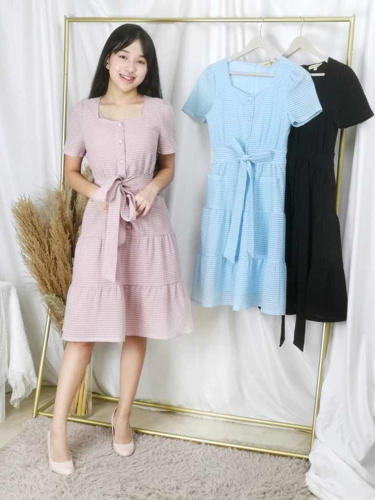 Premium OL Dress 高雅网纱OL连身蛋糕裙 (CR.4) CD4898/21839-1