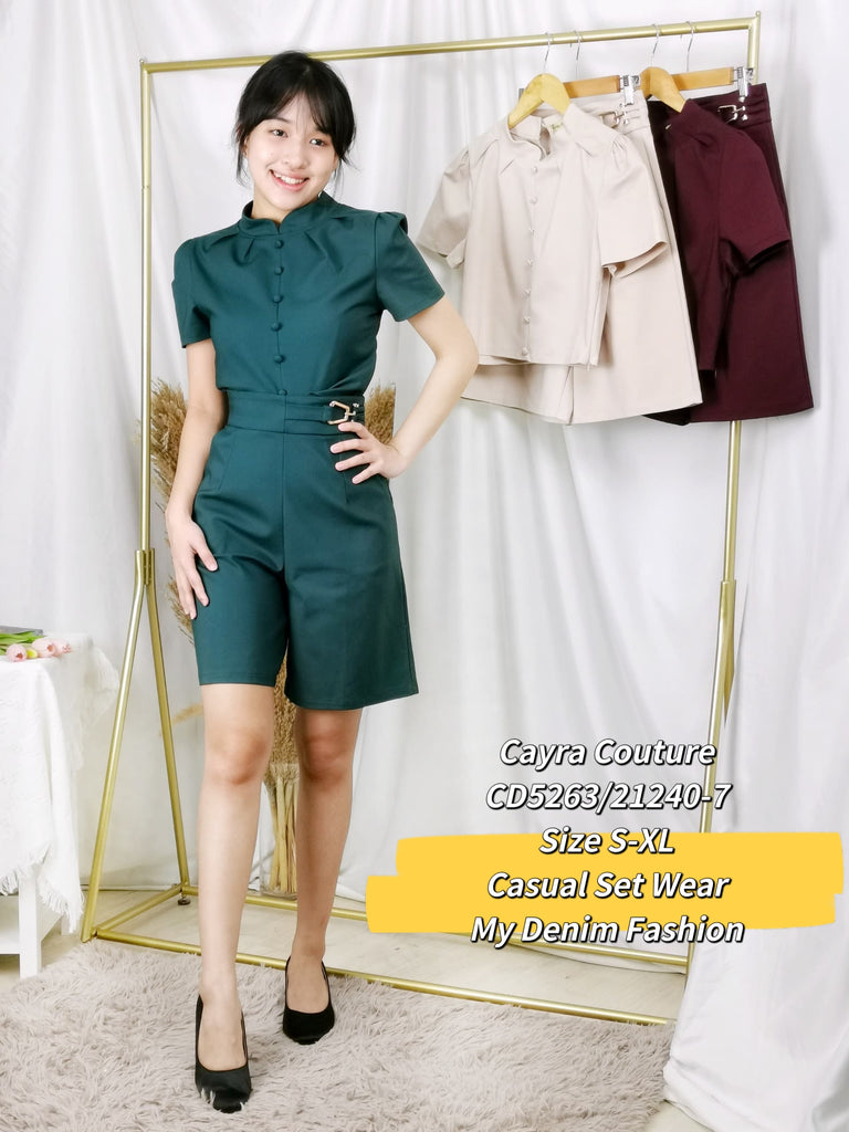 Premium Lady Set Wear 职场时尚5分裤套装 (CR.4) CD5263/21240-7