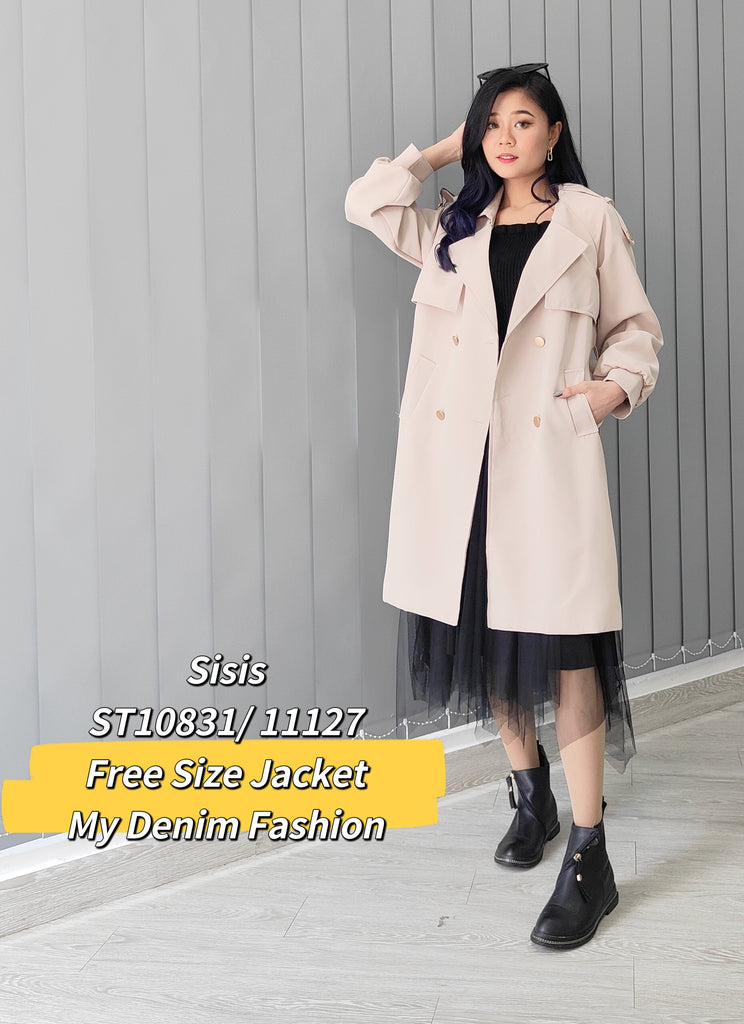Premium Lady Jacket 高雅英伦风OL风衣外套（SI.3) ST10831/11127