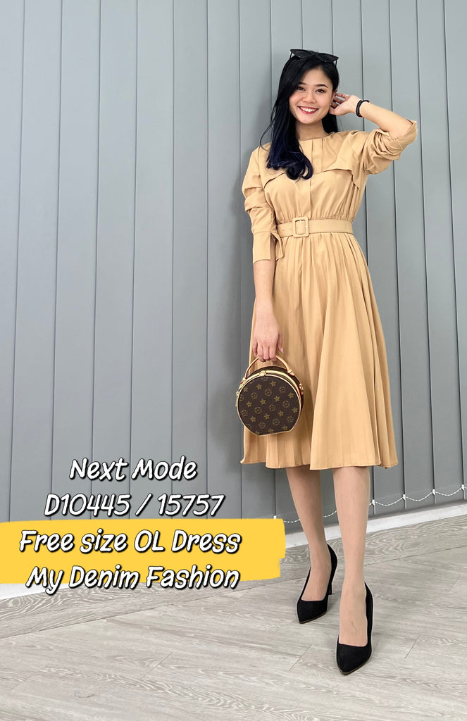 Premium Lady Dress 优雅长袖设计感连衣裙 (NM.3) D10445/15757