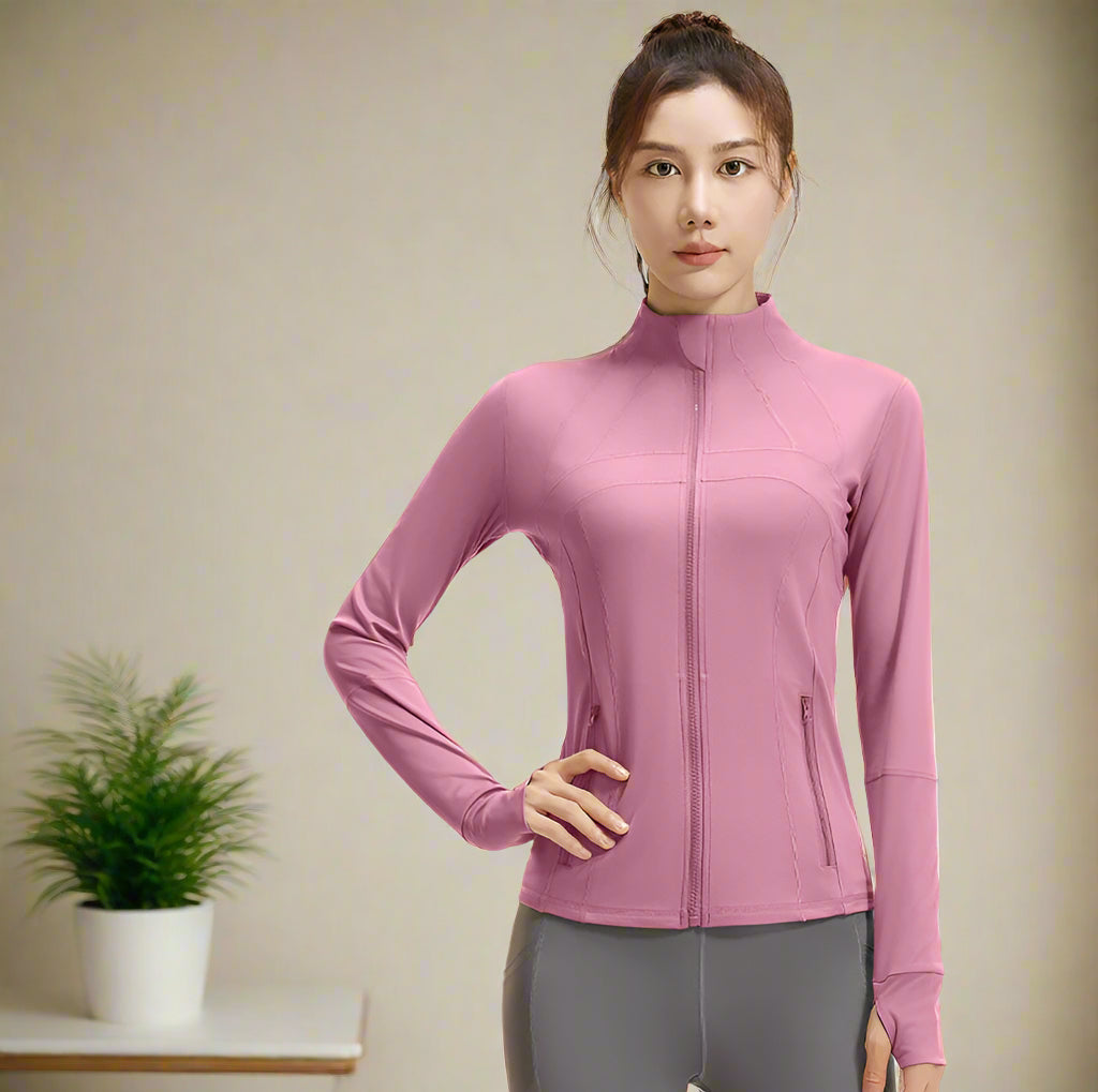 #MFB Premium Breathable Yoga Top Jacket 高品透气弹力瑜伽服外套上衣 (Preorder) FT006-1