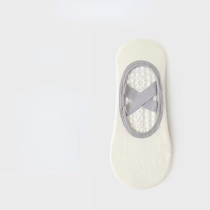 #MFB Cotton Dot Silicone Non-Slip Yoga / Pilates Socks 瑜伽健身跑步防滑袜 (Preorder) SC1003