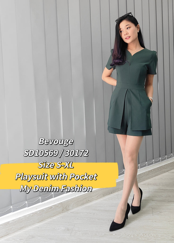 Premium Lady Playsuit 时尚简约OL连身裤裙 (BV.4) SD10569/30172