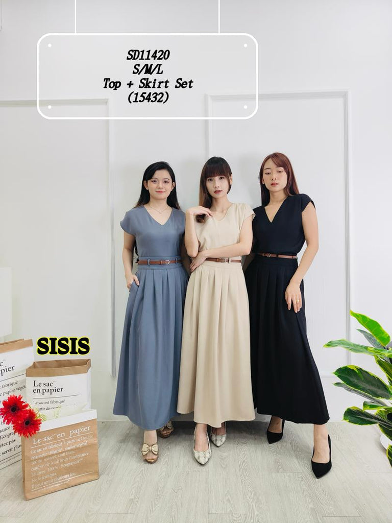 Premium Lady Set Wear 知性职场OL长裙套装 (BV.3) SD11420/15432