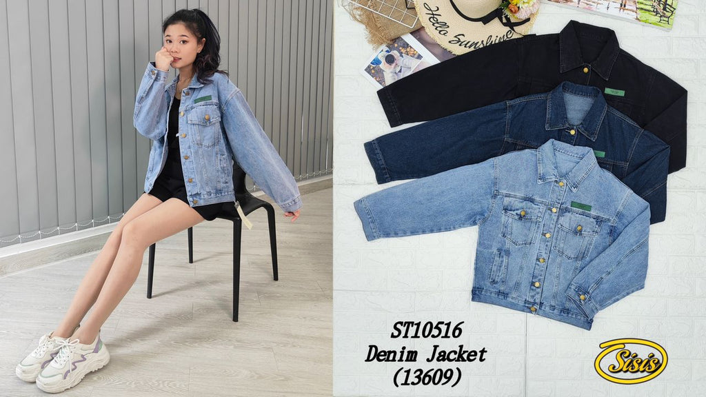 Premium Jeans Jacket 街头风长袖牛仔外套 (SI.2) ST10516/13609
