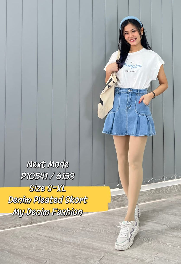 Premium Lady Jeans Skort 时尚百搭牛仔裤裙（NM.4） P10541/6153