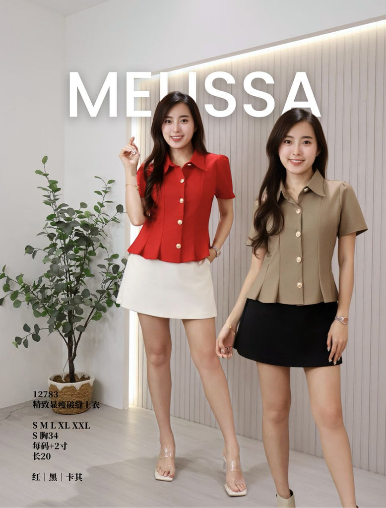 Premium Stylish Top 时尚锦棉收腰上衣 (ME.3) 12783