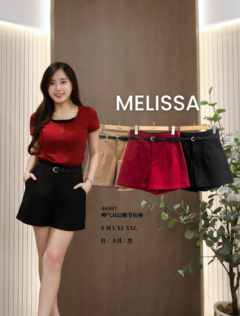 Premium Waist Button Shorts 高品双层腰节短裤 (ME.7) 40397
