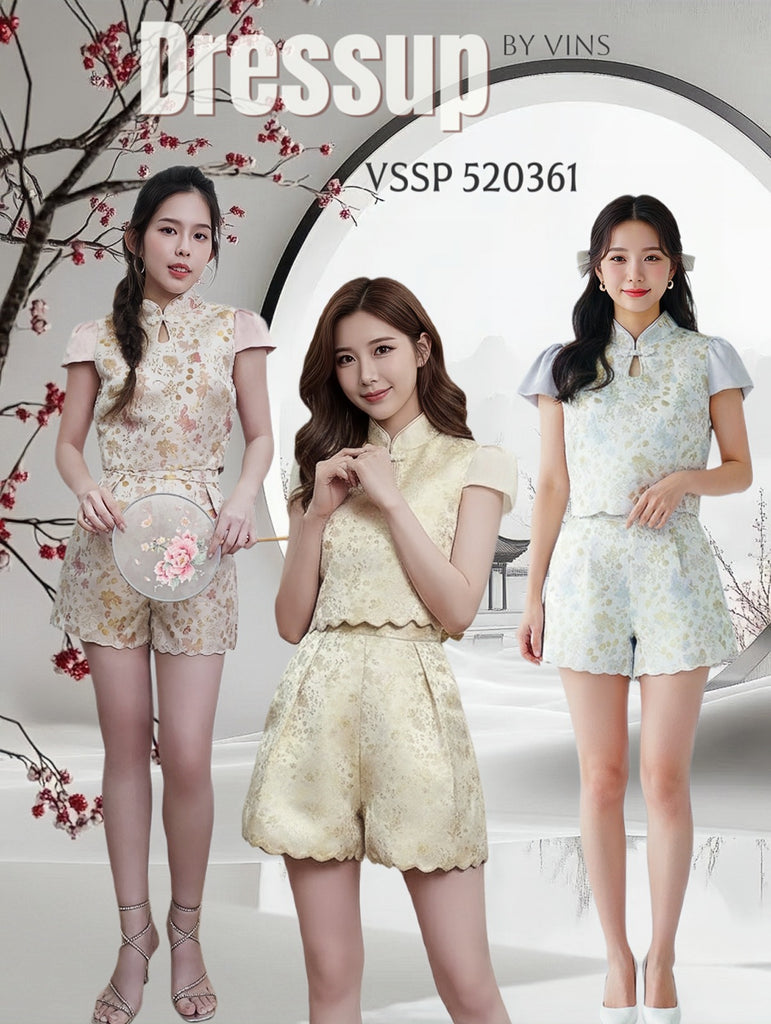 Premium Jacquard Cheongsam Set 高品质提花旗袍套装 (DR.4) VSSP520361