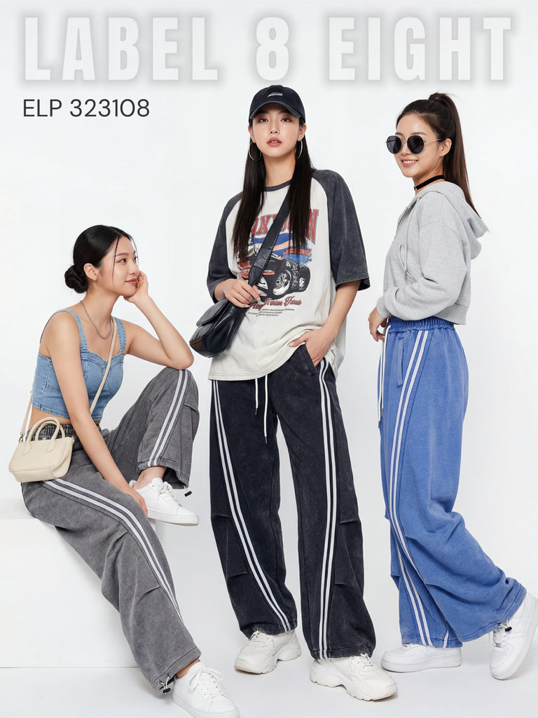 Premium Casual Sporty Pants 时尚休闲运动风长裤 (LA) ELP323108