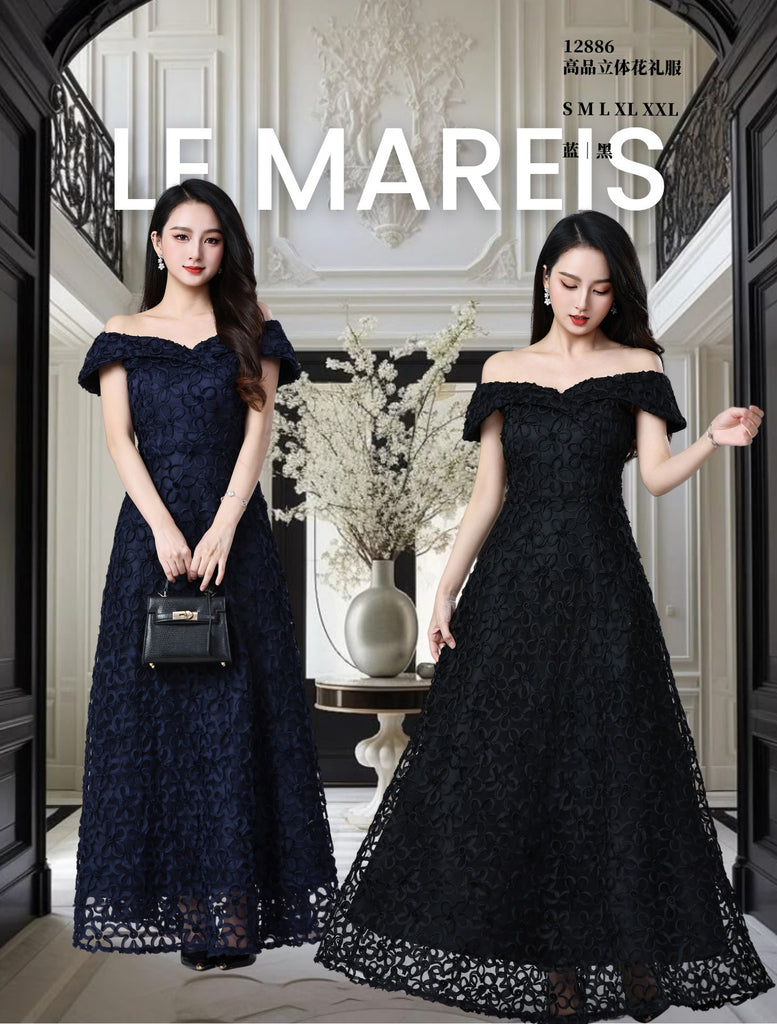 Premium Lace Cocktail Dress 高品立体蕾丝礼服 (SS@ME) 12886