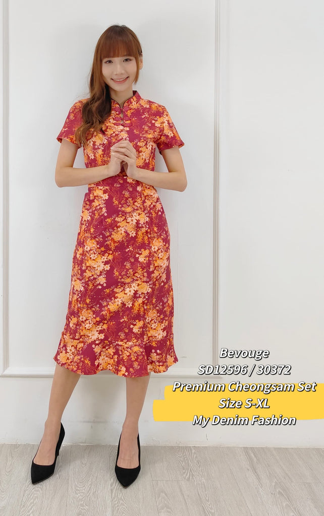 Premium CNY Family Set Wear / Cheongsam 2025新年款碎花亲子装/套装/亲子旗袍 (BV) FS10/SD12596/30372