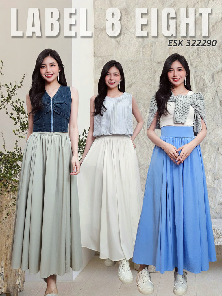 Premium Stylish Minimalist Flared Skirt 高品质高腰大裙摆半身裙 (LA.4) ESK322290