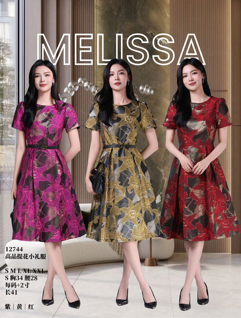 Premium Jacquard Satin Dress 高品提花小礼服 (ME.7) 12744