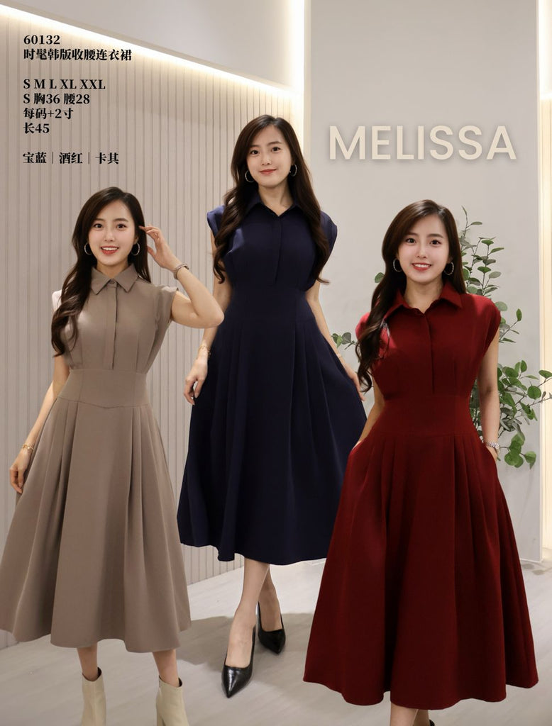 Premium Korean-Style Fitted Dress 高品时尚韩版收腰连身裙 (ME.5) 60132