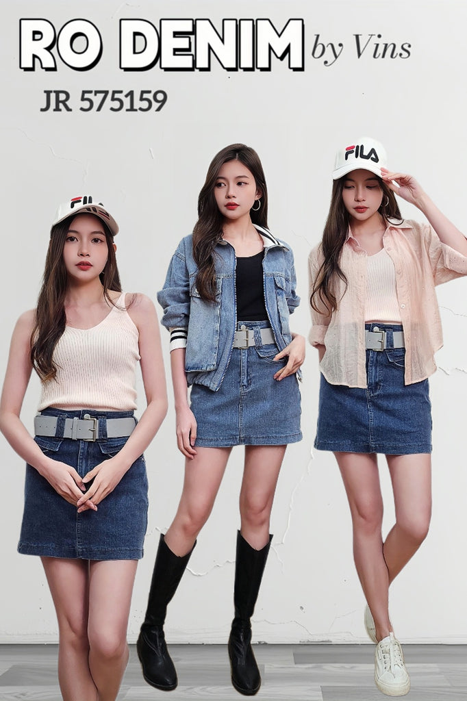 Premium Summer Denim Skort 时尚牛仔裤裙 (VS.3) JR575159