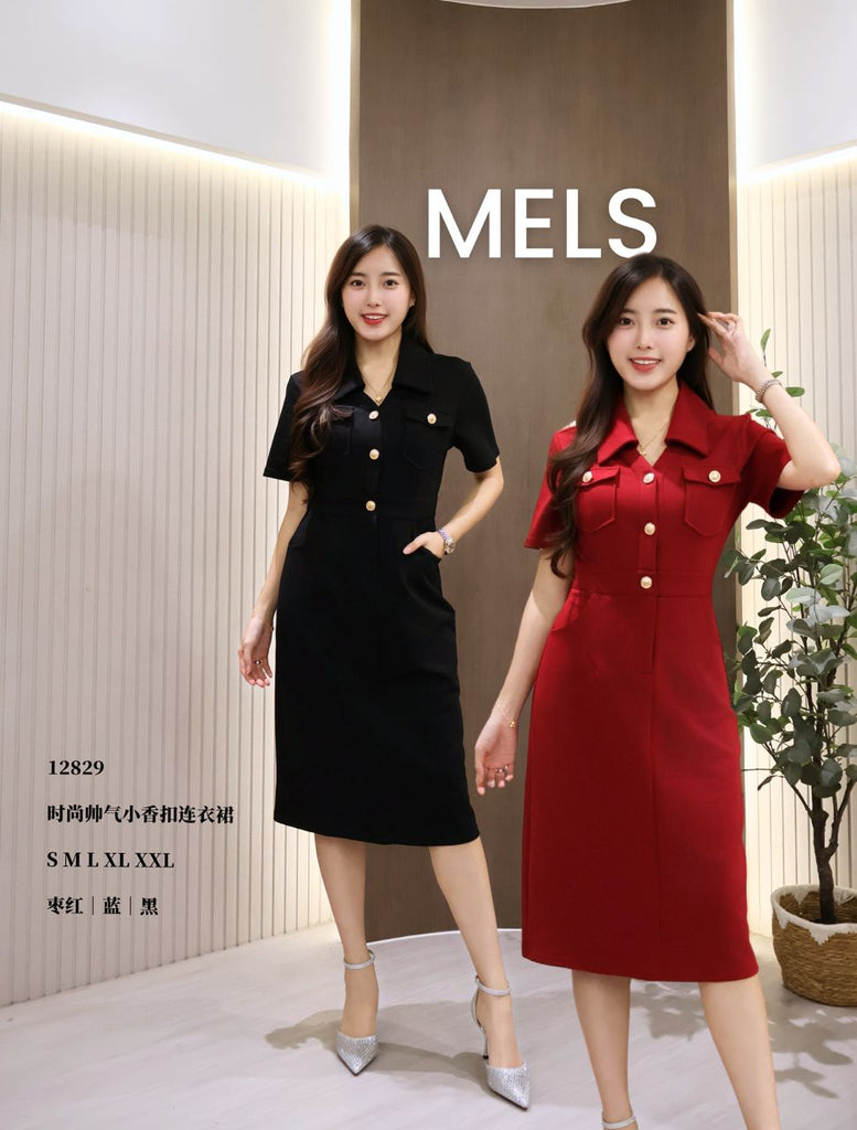 Premium Twill Shirtdress 帅气工装连身裙(ME.7) 12829