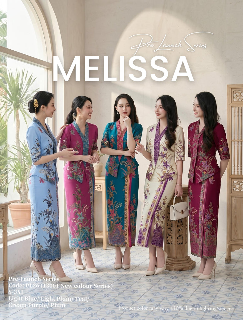(Presale)Premium Nyonya Batik OL Dress (预售)娘惹巴迪风OL连衣裙 (ME) 13001-B