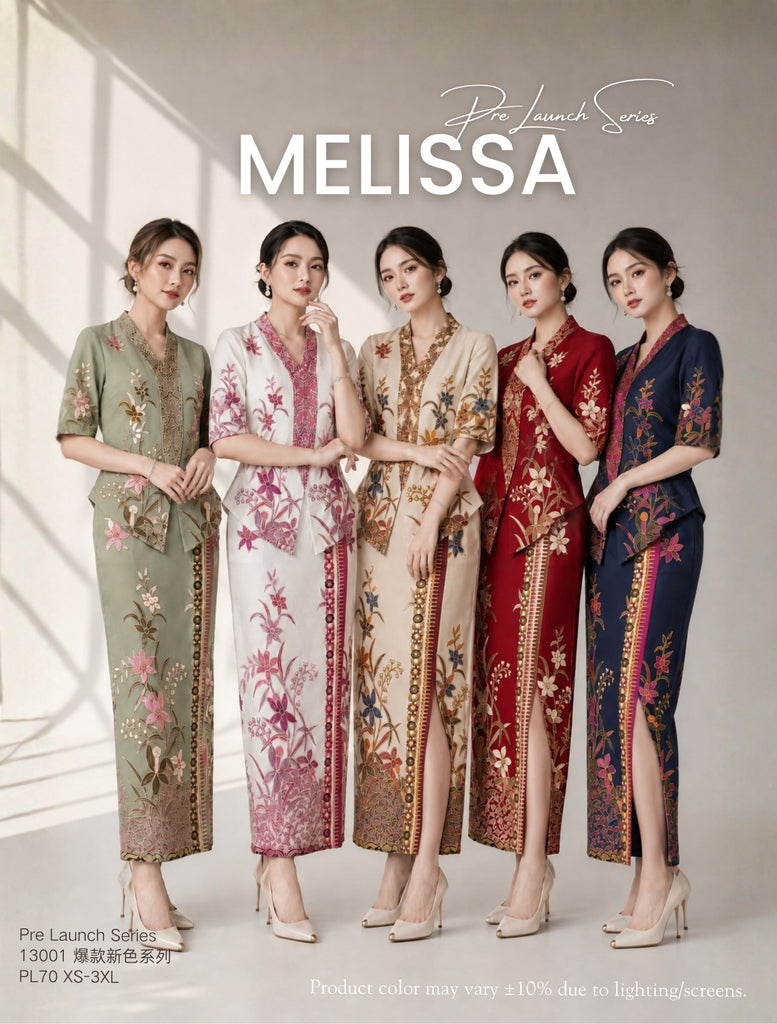 (Presale) New Color Premium Nyonya Batik OL Dress (预售)新颜色娘惹巴迪风OL连衣裙 (ME) PL70/13001C