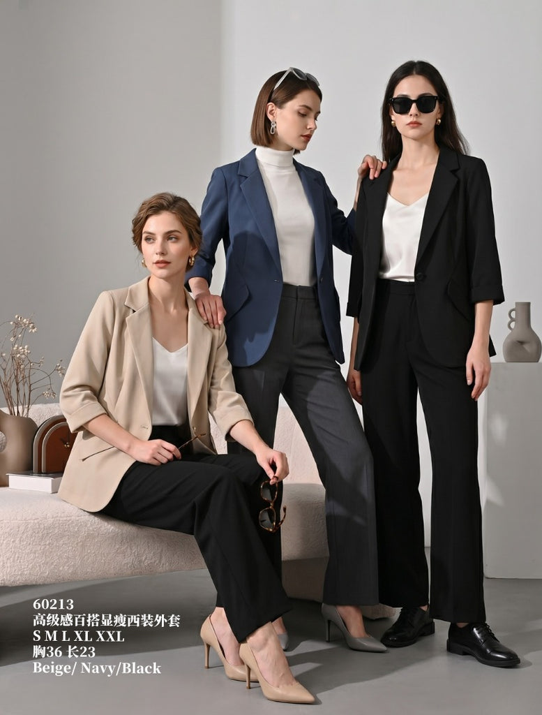 Premium Slim Cut Blazer 高级感百搭显瘦西装外套 (ME.7) 60213