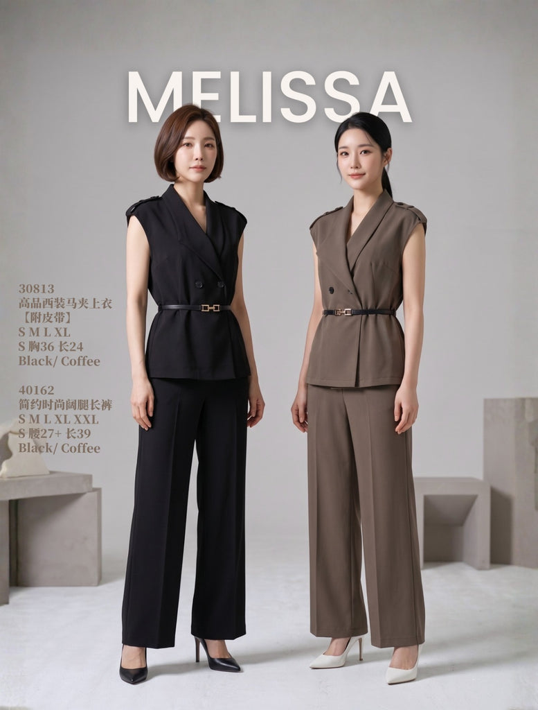Premium Stylish Wide Leg Pants 简约时尚阔腿长裤 (ME.4) 40162
