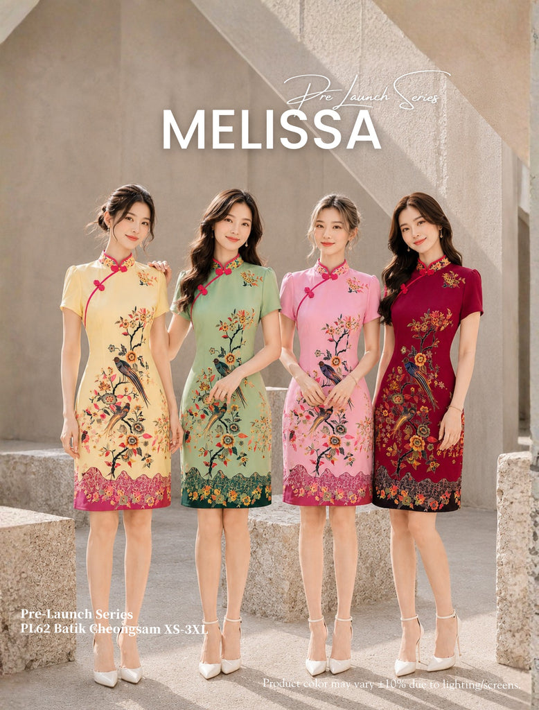 (Presale)Premium Floral Print Cheongsam Dress (预售)印花旗袍连衣裙 (ME) PL62