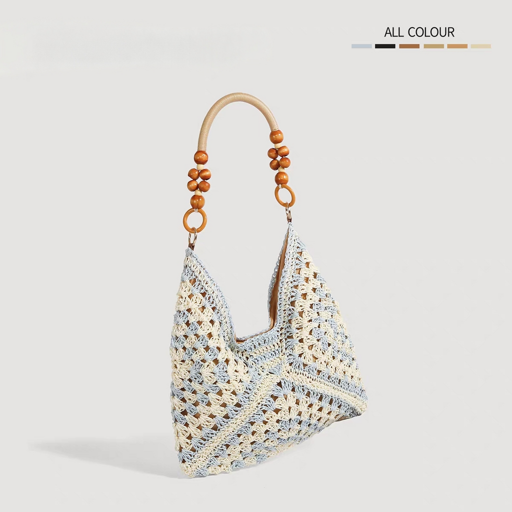 (Preorder)Beach Vacation Straw Tote (预购)海边度假草编托特包包 BG1001