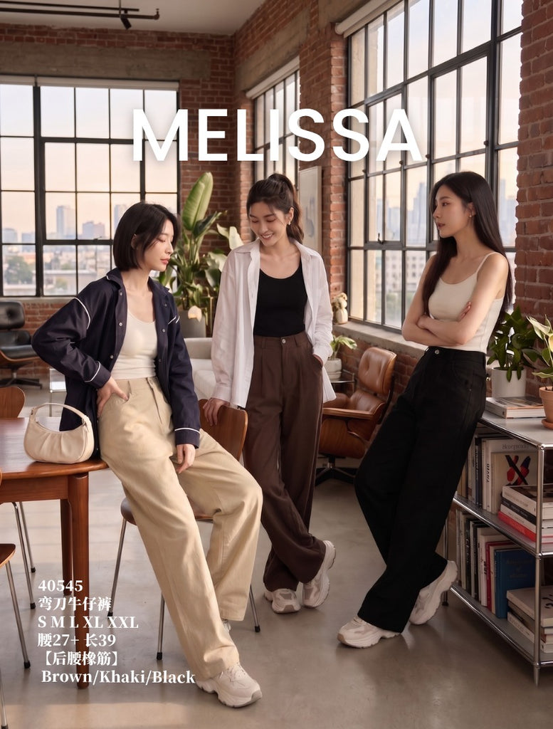 Premium Stylish Denim Pants  时尚弯刀牛仔长裤 (ME.7) 40545