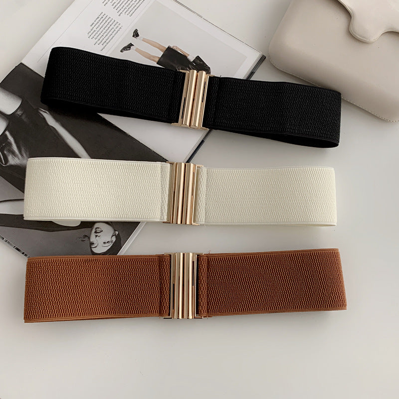 Fashion Stretchable Belt 时尚弹力可调节宽版腰带 BE050