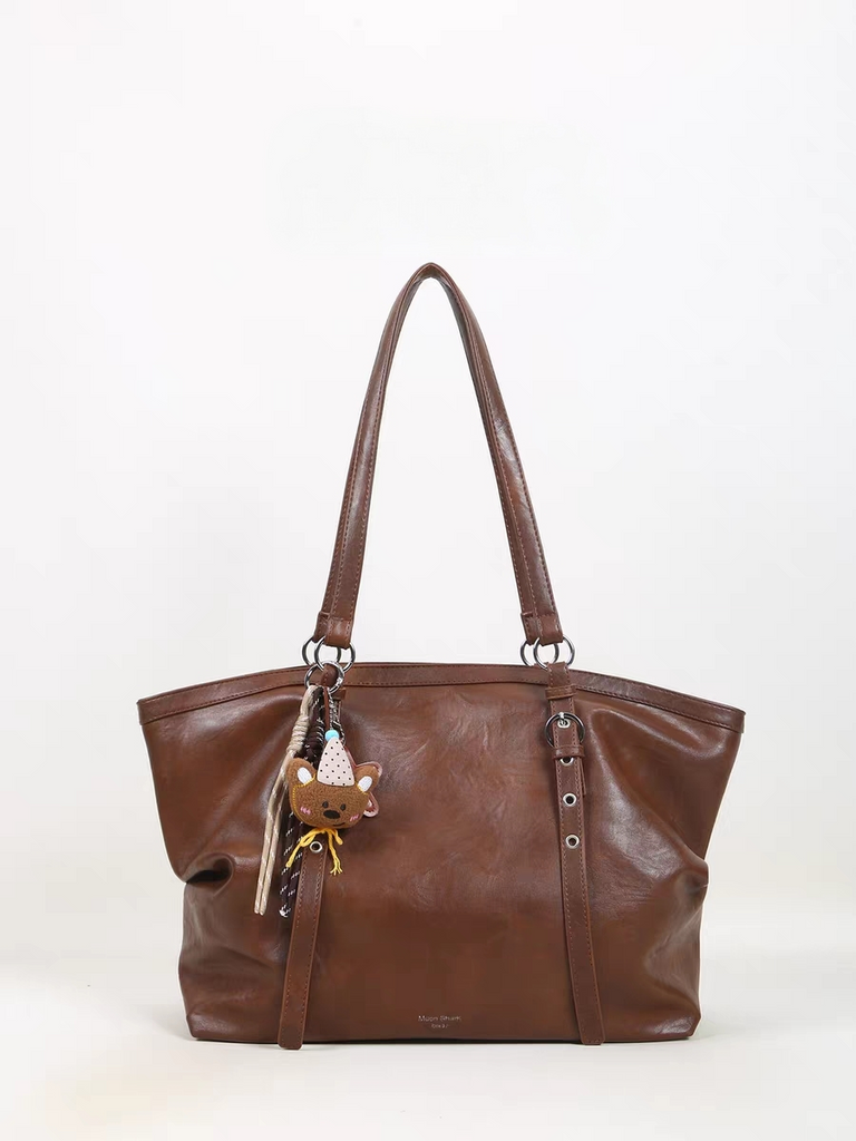 (Preorder)Large shoulder tote bag (预购)休闲大容量单肩托特包 BG1012